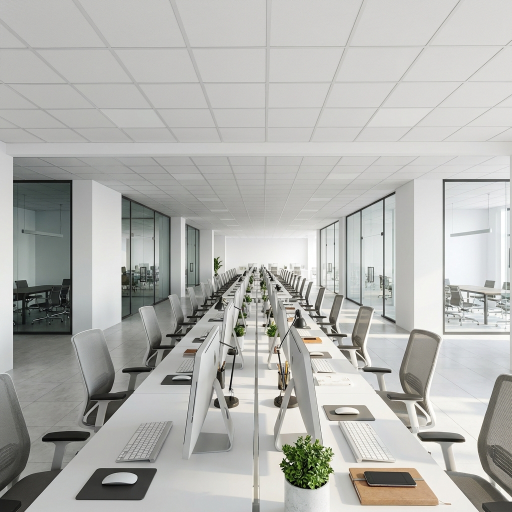 Ofis konsept tasarımı - açık ofis çalışma alanları